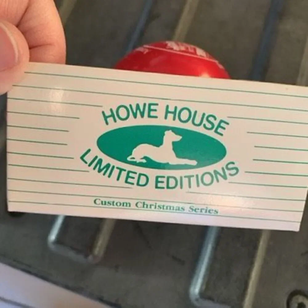 American Hotel Brookville Pennsylvania Glass Christmas Tree Bulb Howe House